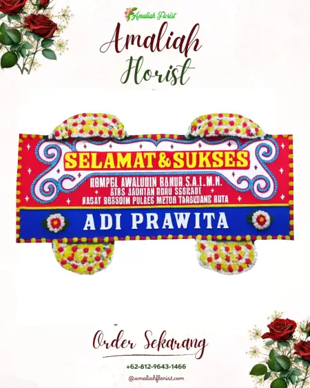 Papan Bunga Ucapan Selamat Buyut Mekar